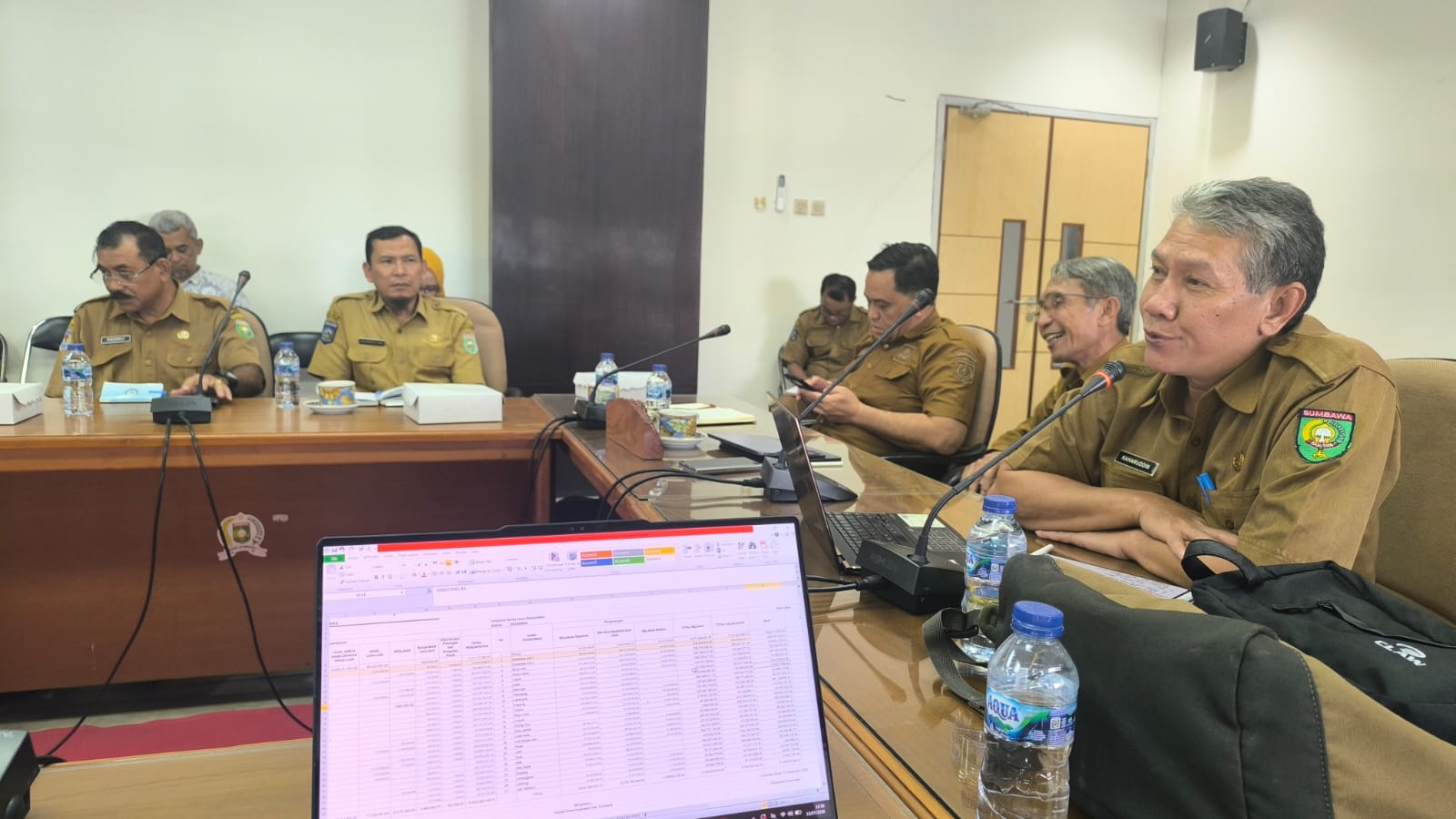 BKAD Kabupaten Sumbawa Hadiri Rapat Pansus DPRD Terkait Pertanggungjawaban Pelaksanaan APBD Tahun Anggaran 2025